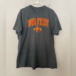 Iowa State Cyclones Men’s XL Gray Short Sleeve T-Shirt- Elite Fan